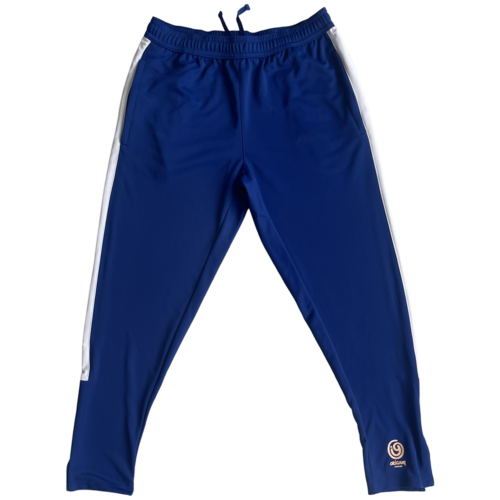 White Stripe Blue Joggers